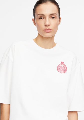COMMA T-Shirt in Weiß