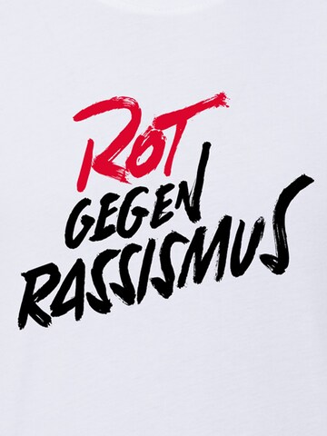 FC BAYERN MÜNCHEN Shirt 'Rot Gegen Rassismus' in White