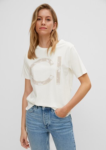 comma casual identity Тениска в бяло: отпред