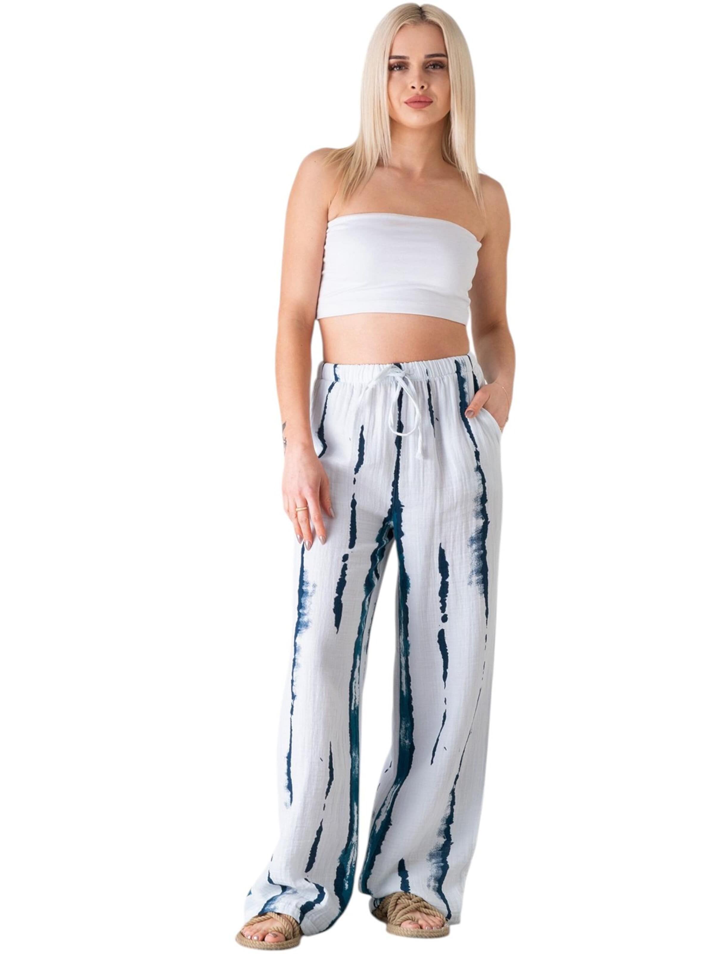 WENOR Wide Leg Hose 'Taima'‌‌‌‌ in Grün