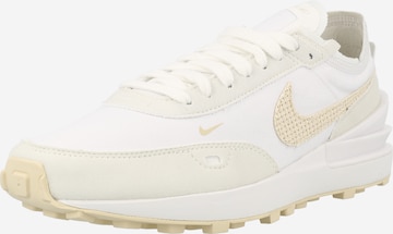 Nike Sportswear - Sapatilhas baixas 'Waffle One' em branco: frente