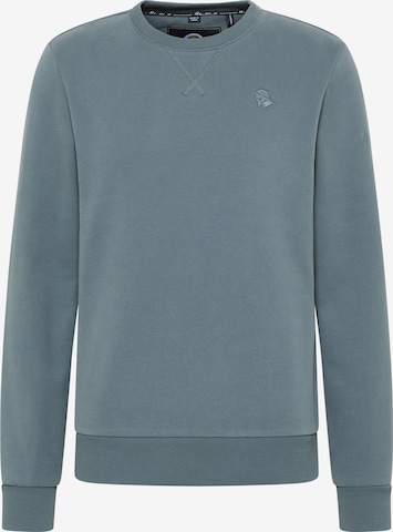 Sweat-shirt Schmuddelwedda en bleu : devant