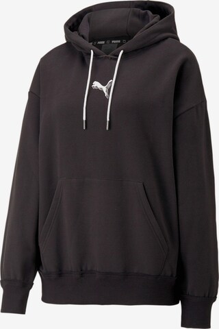 PUMA Sports sweatshirt in Black: front