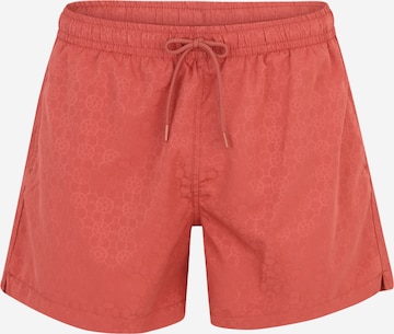 raudona Abercrombie & Fitch Maudymosi trumpikės: priekis