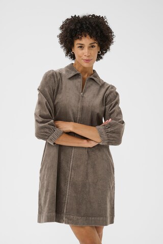 Part Two Shirt dress 'EyvorPW' in Brown: front