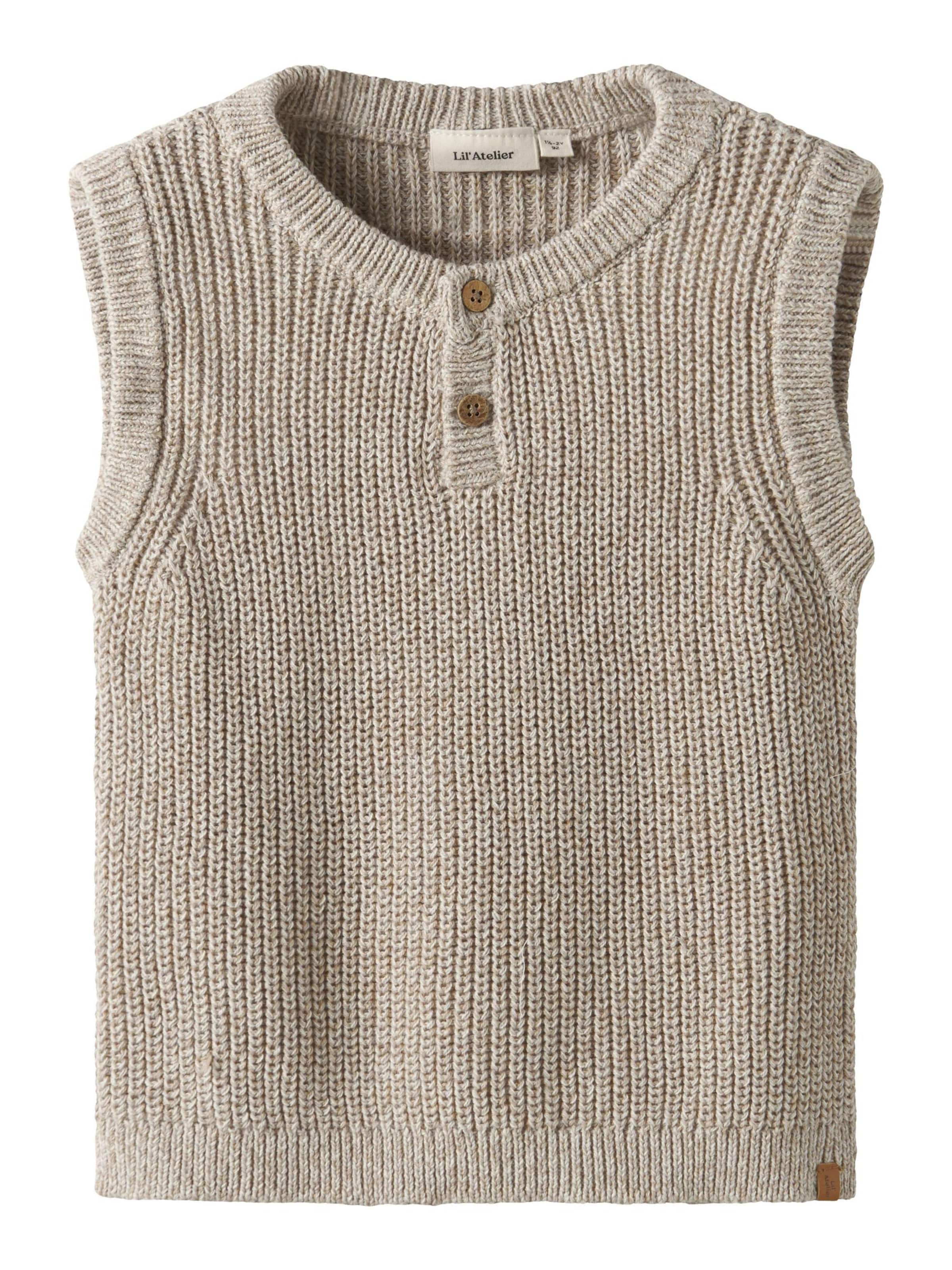 Lil'Atelier Vest i beige: forside