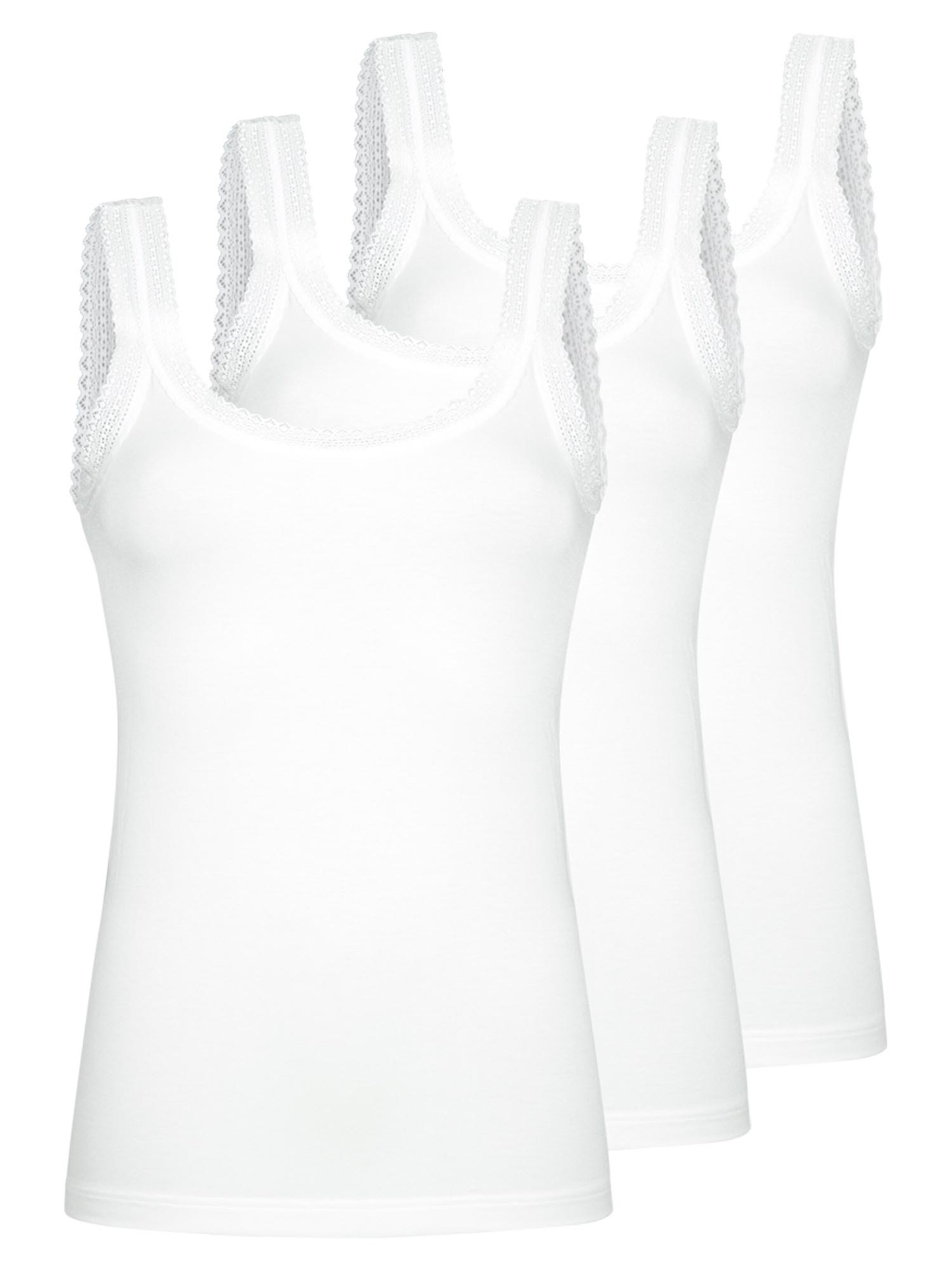 Mey Undershirt 'Modal Lace' in White: front