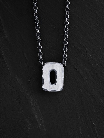 REYTEL Necklace 'Letter O' in Silver