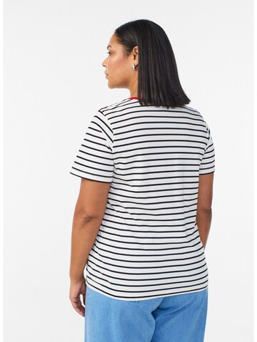 Maglietta 'Caro' di Zizzi in bianco