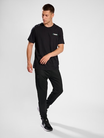 Regular Pantalon de sport Hummel en noir