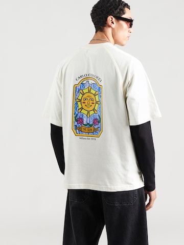 Carlo Colucci Shirt 'Eichbichler' in Wit: voorkant