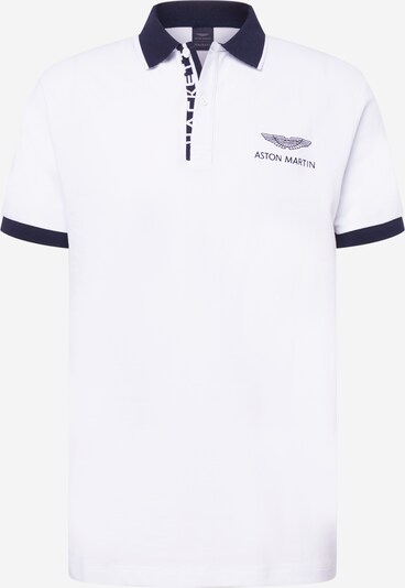 Tricou Hackett London pe albastru închis / alb, Vizualizare produs