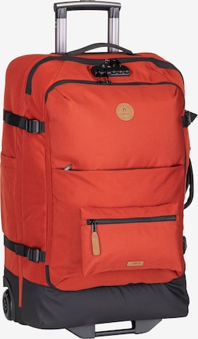 Cabaia Cart 'Soft Suitcase Medium' in Orange: front
