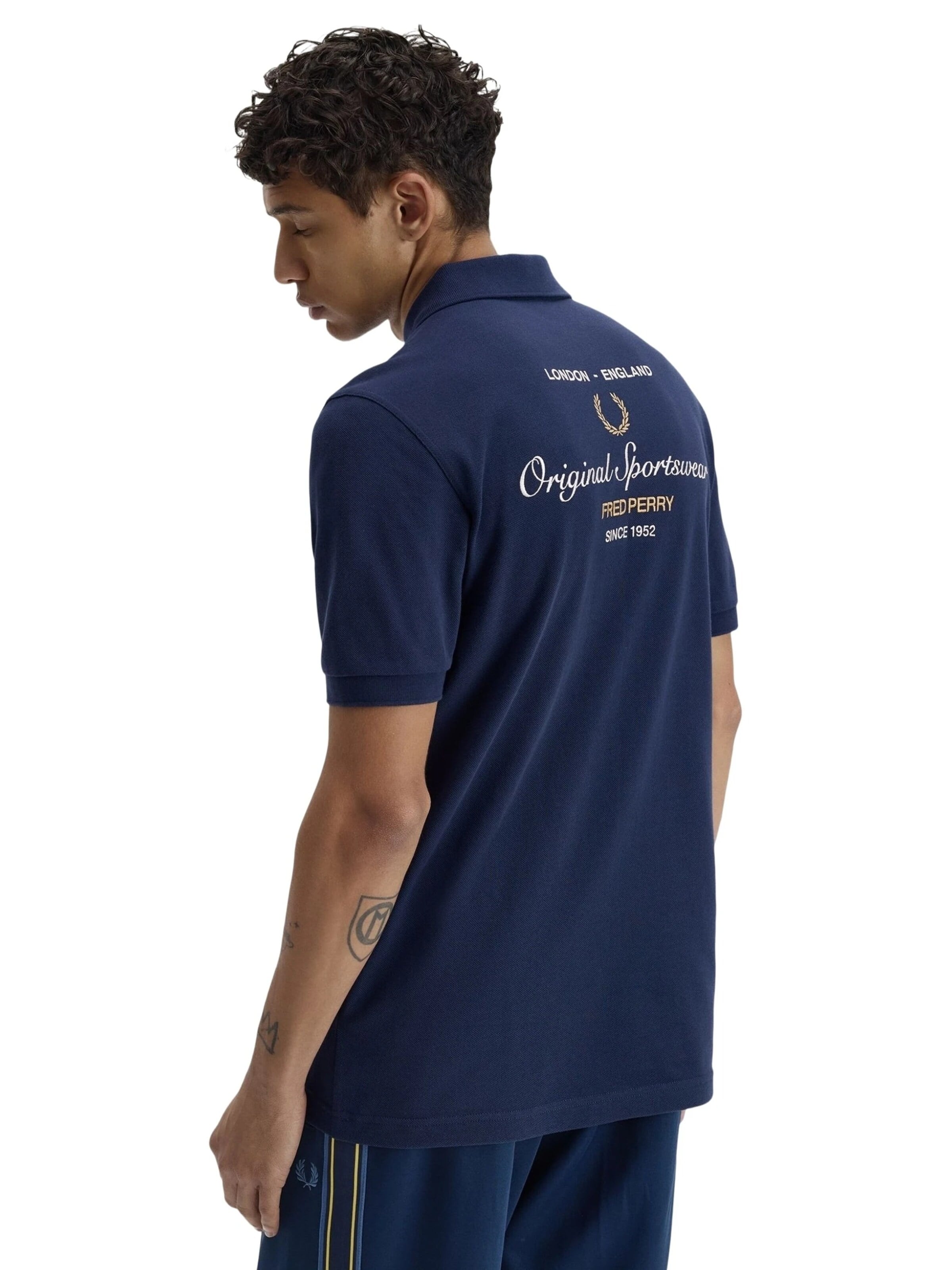 Fred Perry - Camiseta 'Polo fred perry marino original sportwear polo shirt' en azul