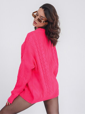 Pull-over oversize ' Luiza ' FRESHLIONS en rose