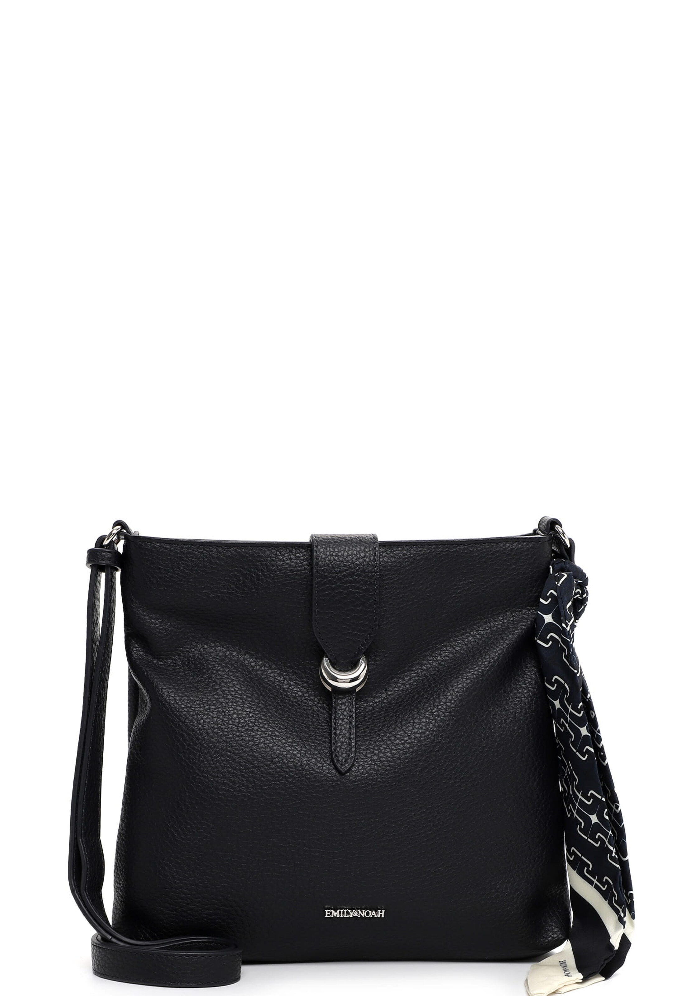 Emily & Noah Schoudertas in Zwart: voorkant
