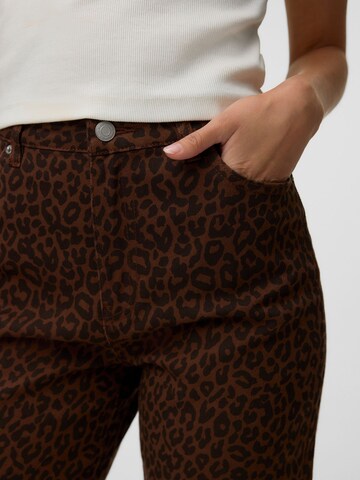 VERO MODA Baggy Jeans 'VMTessa' in Braun