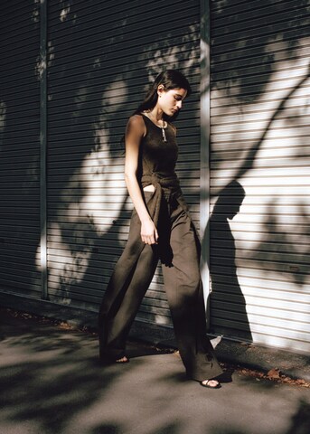 MANGO Top 'Sacalo' in Brown