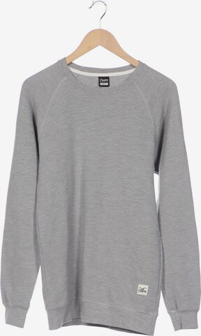 Cleptomanicx Sweatshirt & Zip-Up Hoodie in S in Grey: front