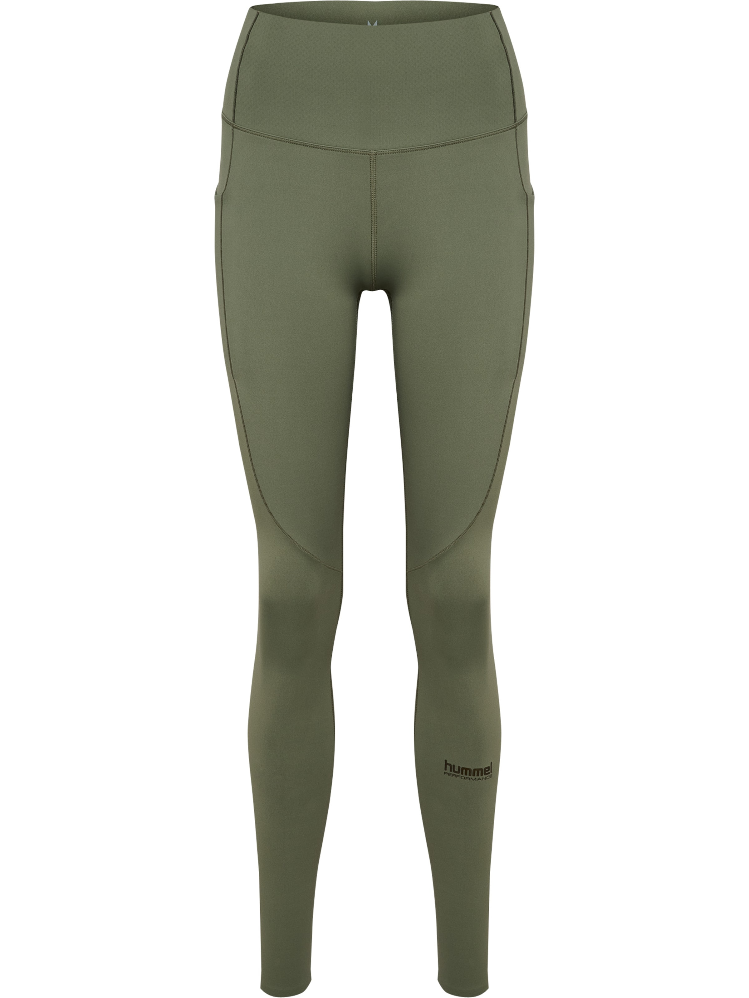 Hummel Workout Pants in Green: front