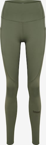 Hummel Workout Pants in Green: front