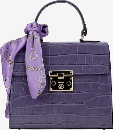 faina Handbag in Purple: front