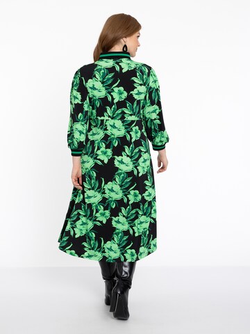 YOEK Blusenkleid in Grün