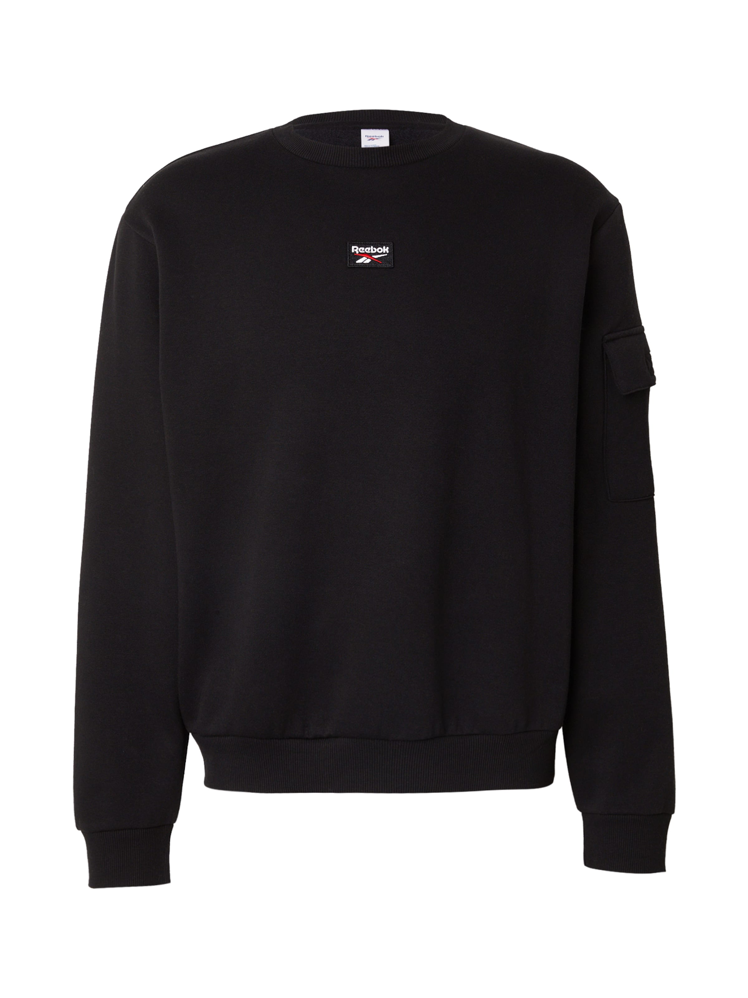 Reebok Sportsweatshirt &#x27;PETER&#x27; in Schwarz: Vorderseite