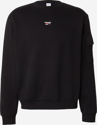 Reebok Urheilullinen collegepaita 'PETER' värissä musta, Tuotenäkymä