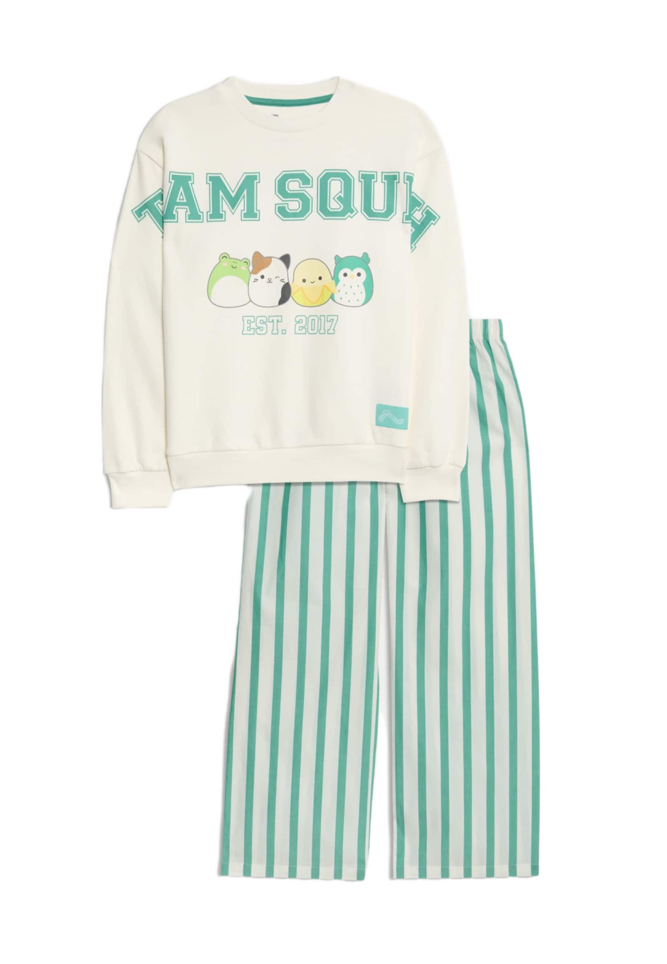 Pyjama 'Squishmallows™' Marks & Spencer en vert : devant