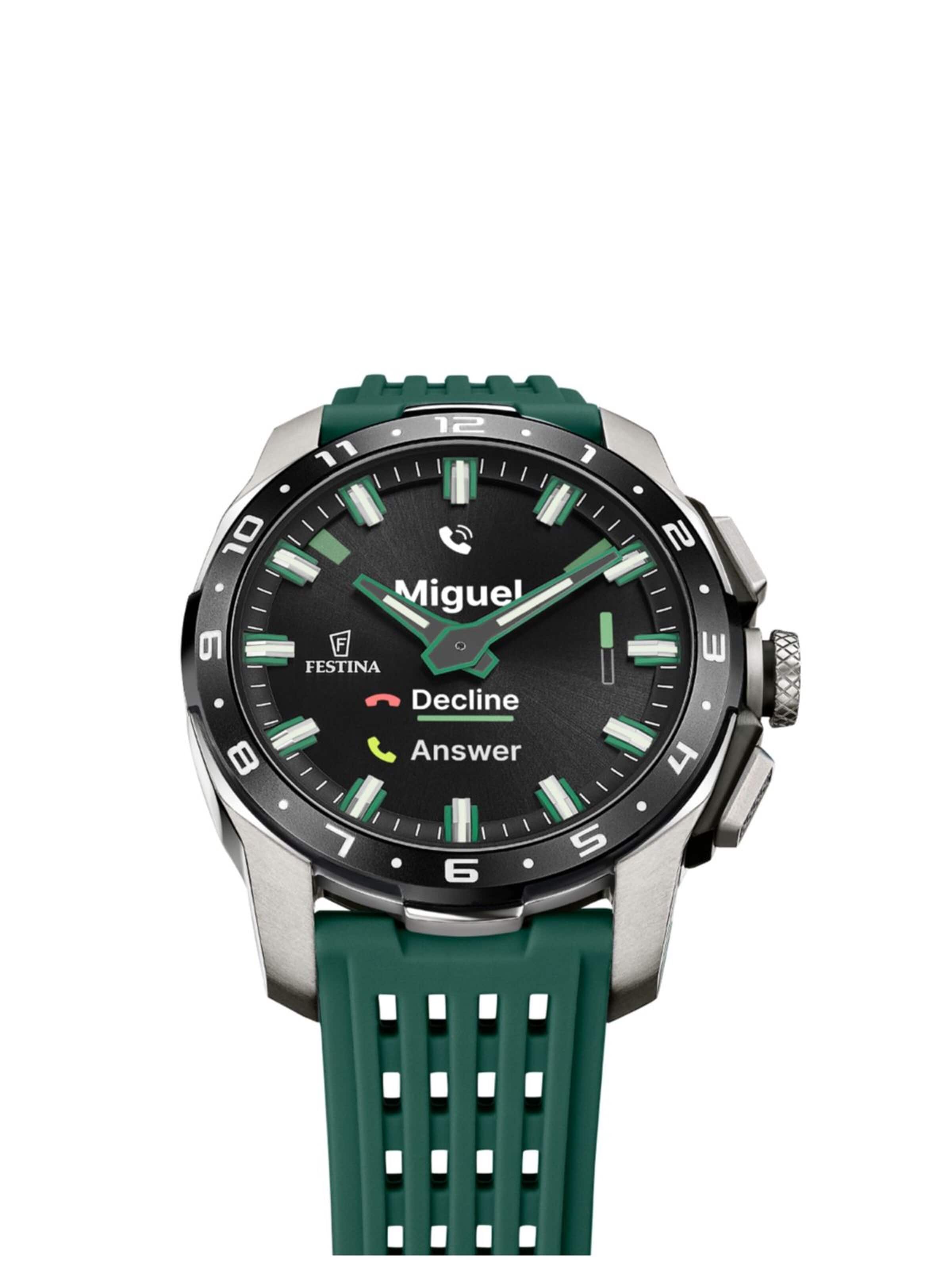 Montre digitale 'Smartwatch Connected' FESTINA en vert