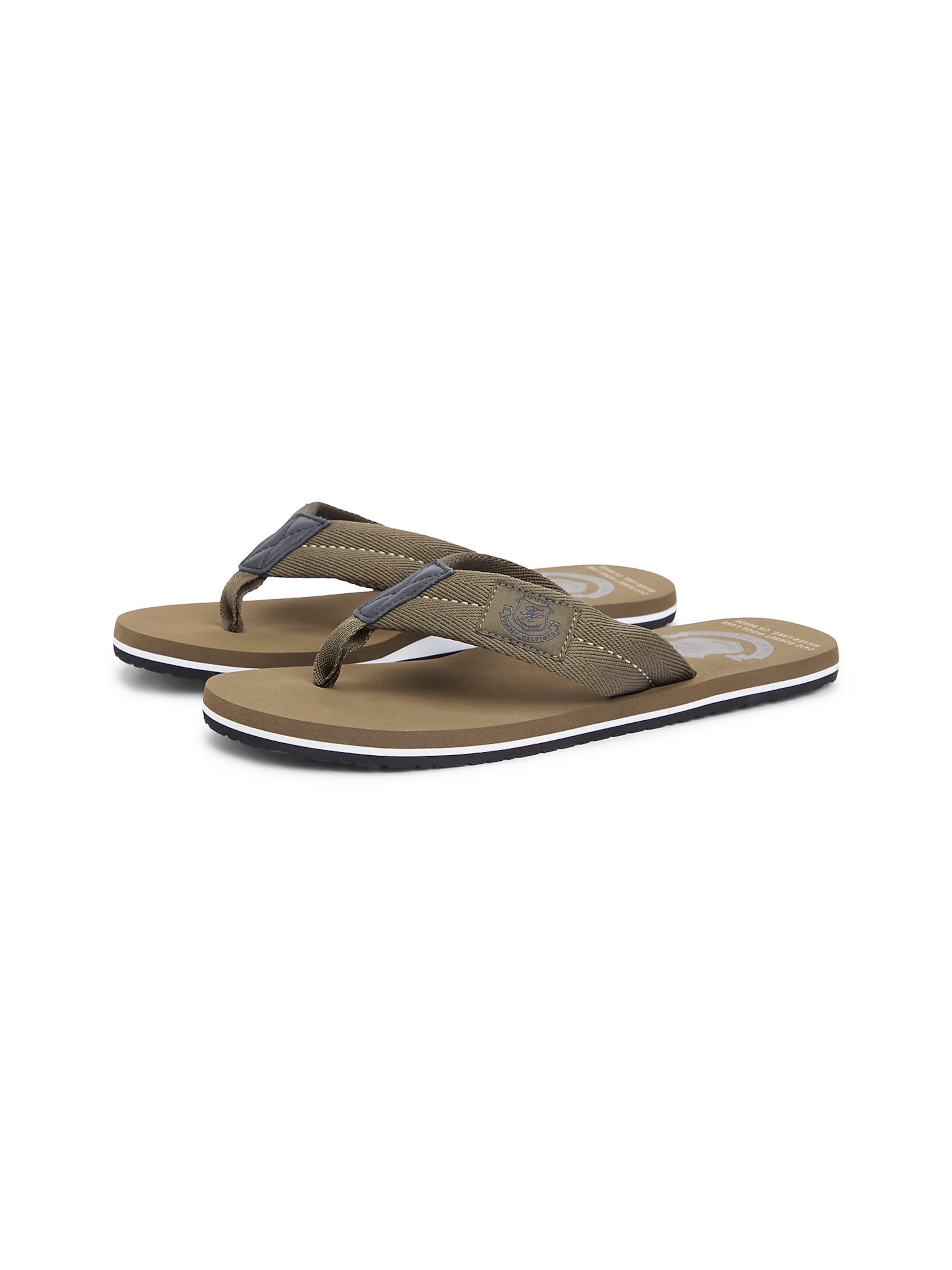 TOMMY HILFIGER T-bar sandals in Beige