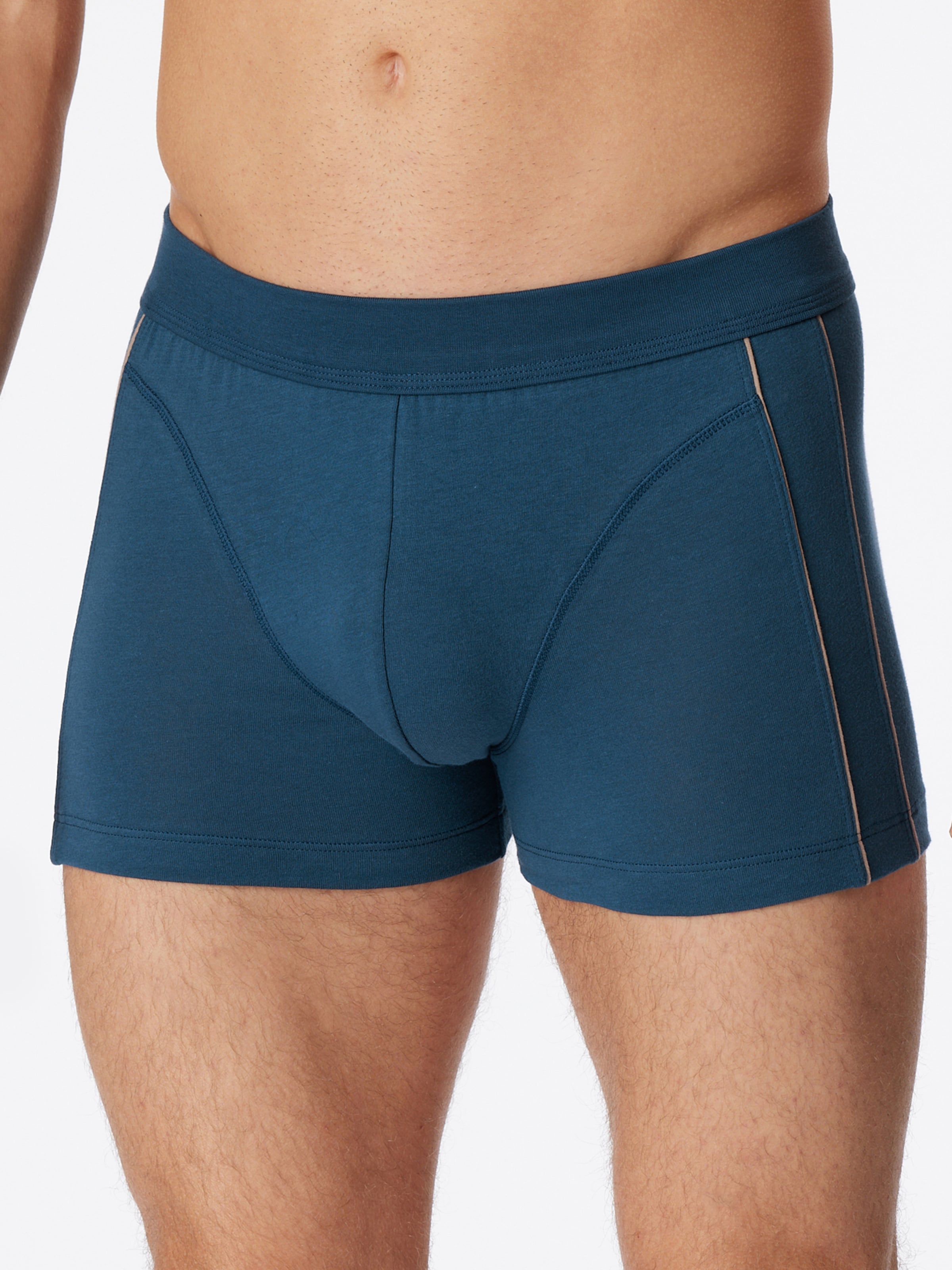 Boxers SCHIESSER en bleu : devant
