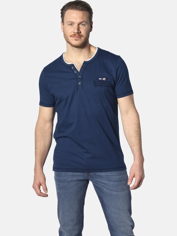 Jan Vanderstorm Shirt ' Haftor ' in Blue: front