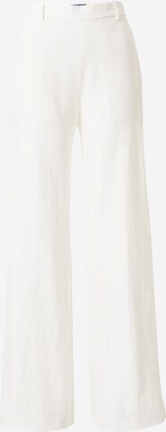 Bootcut Pantalon chino Polo Ralph Lauren en blanc : devant