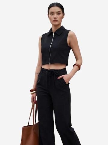Pantalons de tailleur My fashion en noir