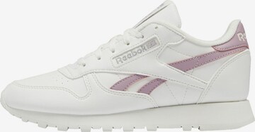 Baskets basses Reebok en blanc : devant