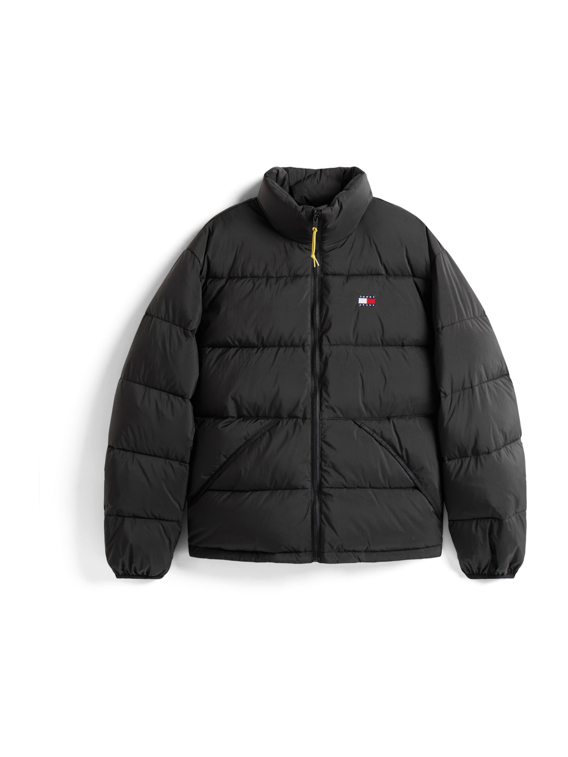 Tommy Jeans Φθινοπωρινό και ανοιξιάτικο μπουφάν 'Vail' σε μαύρο: μπροστά