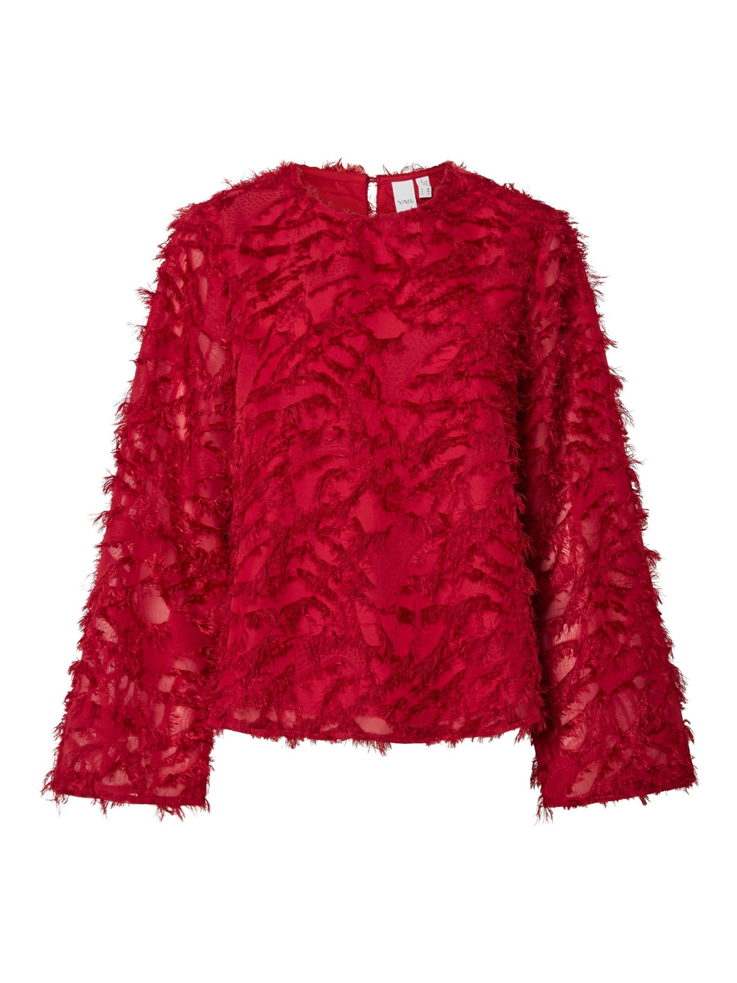YAS Bluse 'YASParia' i rød: forside