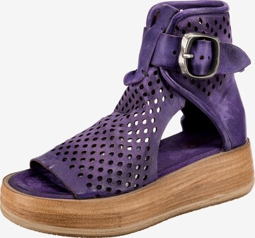 A.S.98 Sandals 'Party' in Purple: front