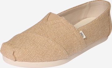 Chaussure basse 'ALPARGATA' TOMS en beige : devant