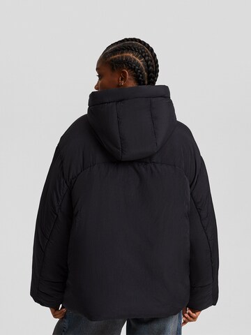 Bershka Winter Jacket in Black