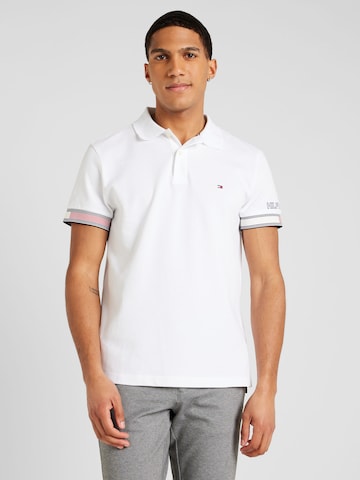 TOMMY HILFIGER Poloshirt in Weiß: predná strana