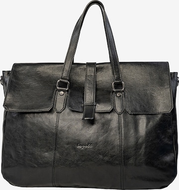 bupell Aktenkoffer 'Estella' in Schwarz: Vorderseite