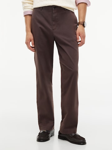 regular Pantaloni chino 'DOVER ESSENTIAL' di TOMMY HILFIGER in marrone: frontale