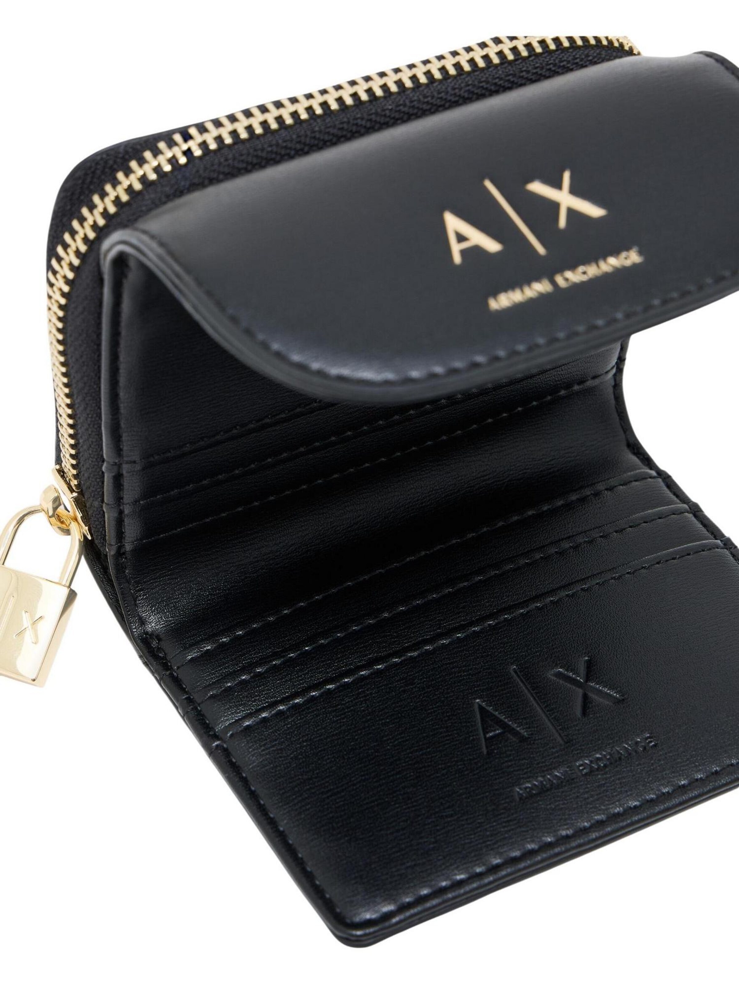Portamonete 'XW003312 AF28605' di ARMANI EXCHANGE in nero