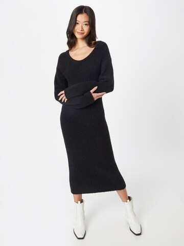 Samsøe Samsøe Strickkleid 'Jessi' in Schwarz: Vorderseite