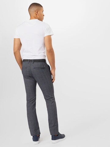 TOM TAILOR DENIM Regular Chinobyxa i blå