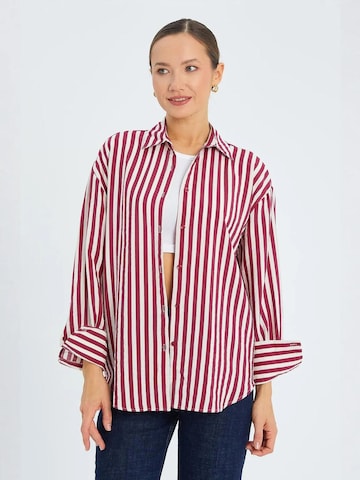 MixRay Blouse in Red