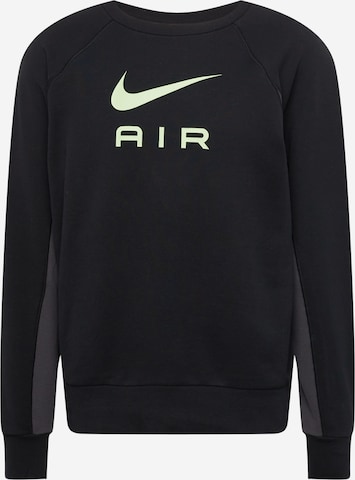 Nike Sportswear Sweatshirt 'Air' in Black: front